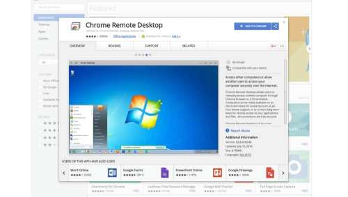 Chrome remote desktop