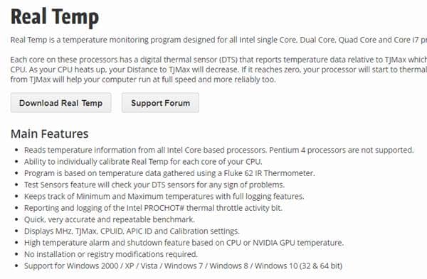 Real Temp