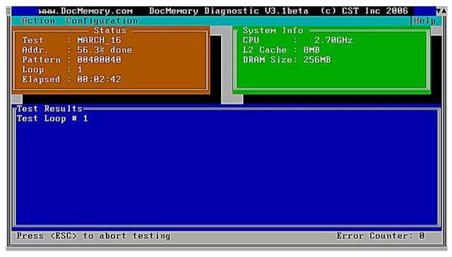 DocMemory PC RAM Diagnostic