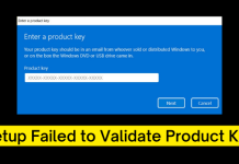 FIX – Windows 11 Setup Failed to Validate Product Key Windows 11 Setup Failed to Validate Product Key