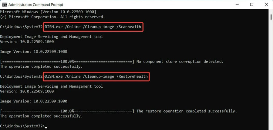 dism command